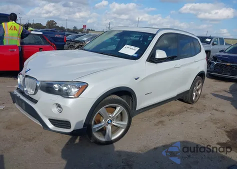 2017 BMW X3 Sdrive28I from USA, damaged, VIN 5UXWZ7C31H0X42173